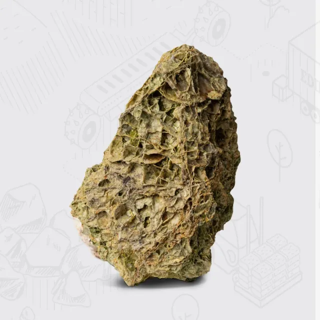 Edilbloc Spaghetti Green rocce decorative venature verdi
