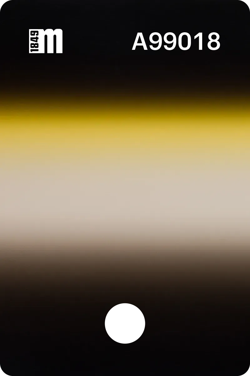 Mazzucchelli A99018/7-17 placca acetato 6 mm nero giallo