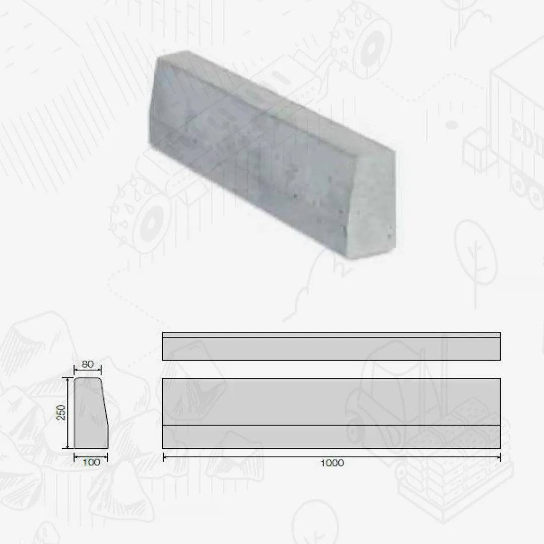 Edilbloc Cordolo Lineare in getto cemento