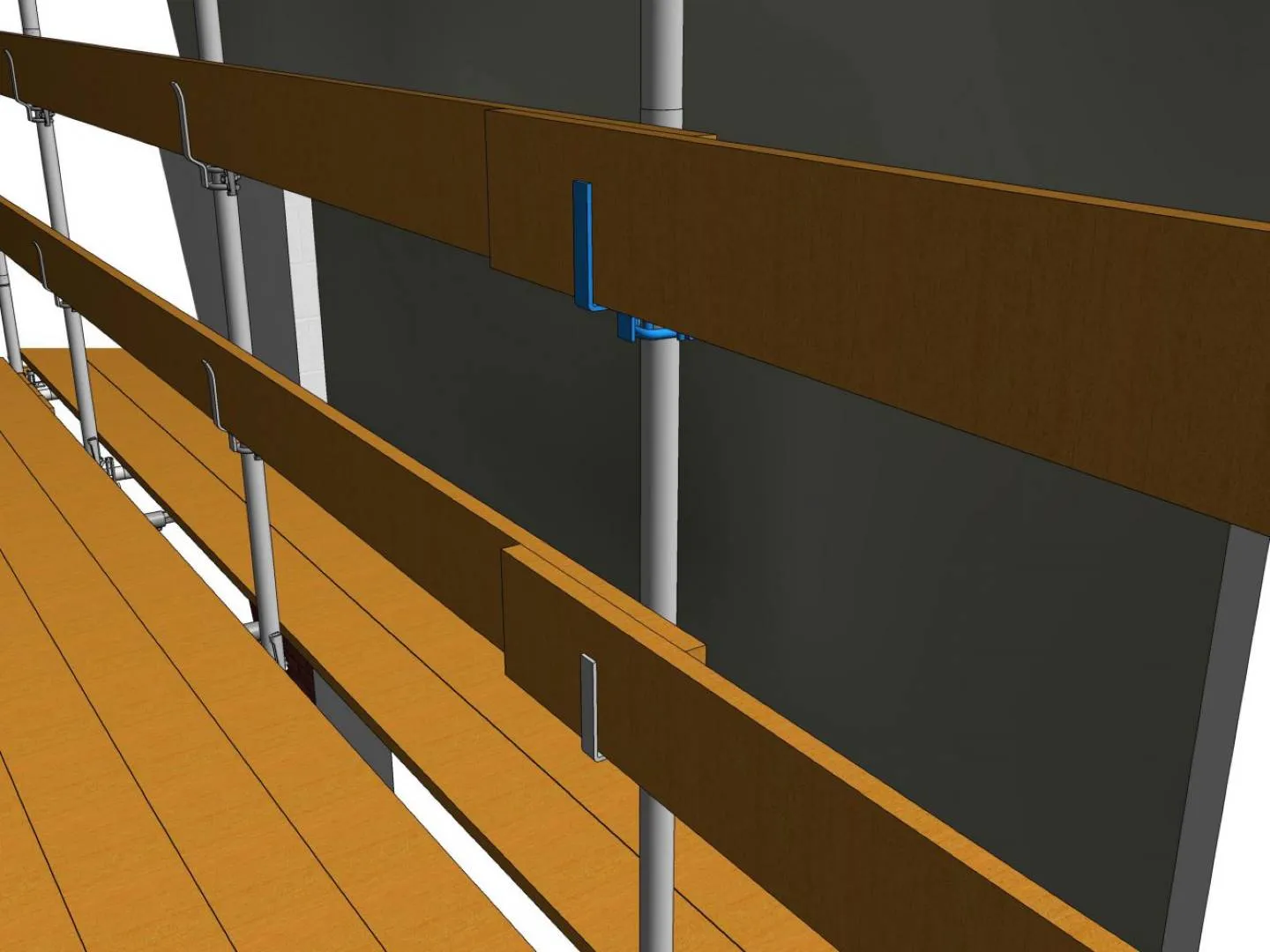Thiel Handrail Support supporto corrimano acciaio