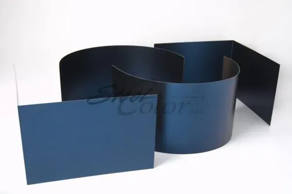 Steel Color INCO Blu Pallinato lamiera inox blu