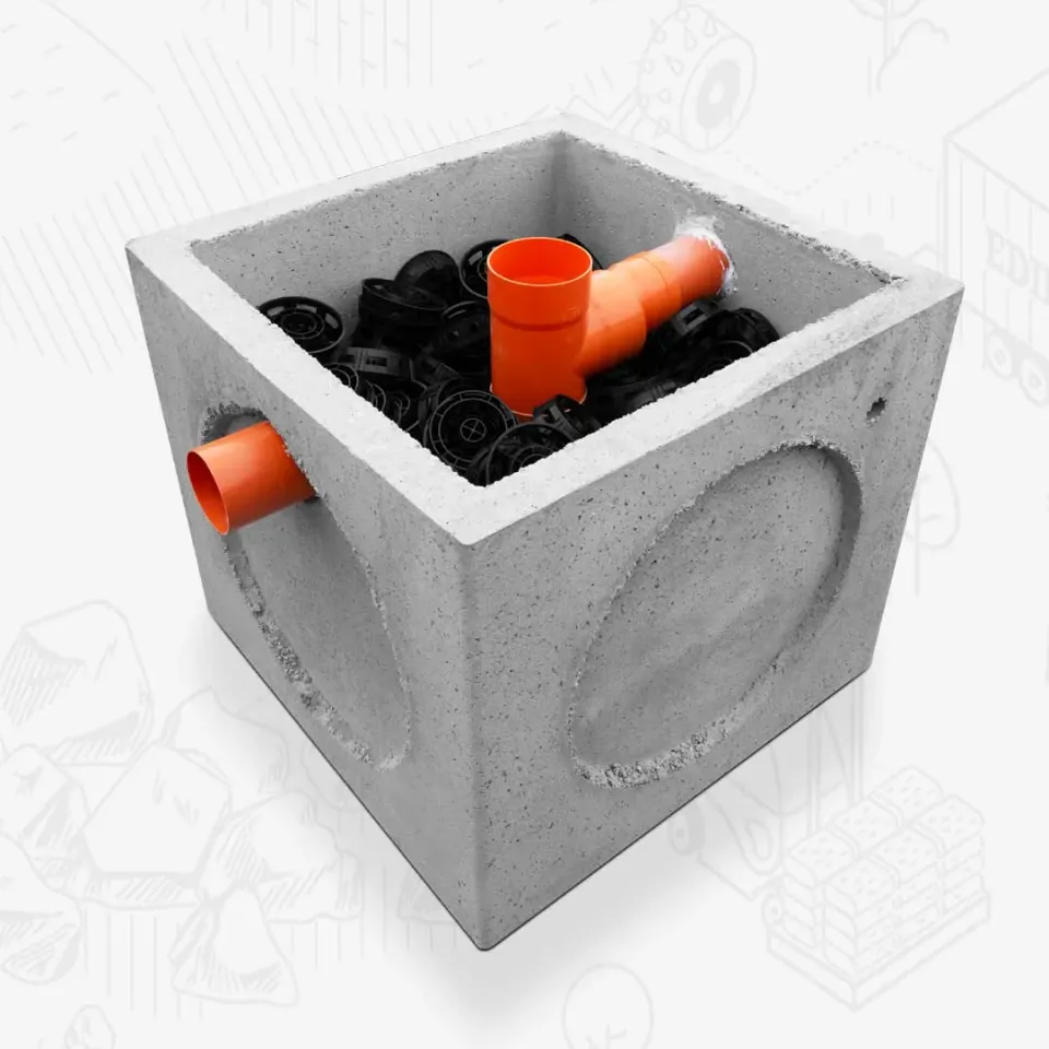 Edilbloc Filtro anaerobico trattamento domestico batteri