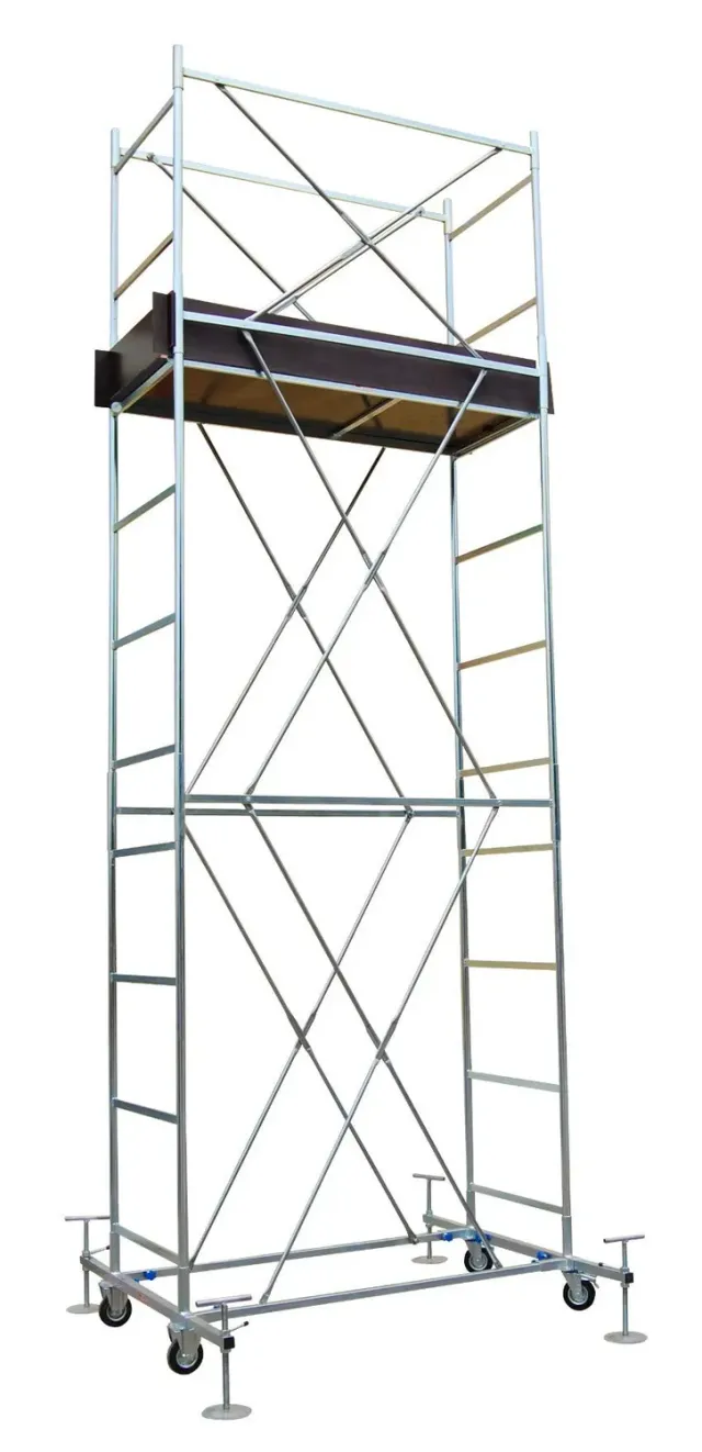Piscopiello Real Plus trabattello 5,50 m con livellatori