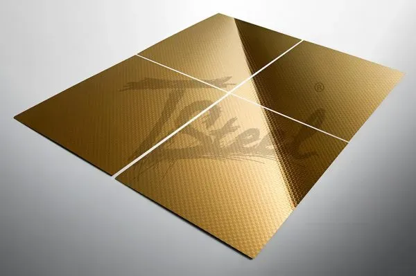 Steel Color TSteel Quadro Oro lamiera oro
