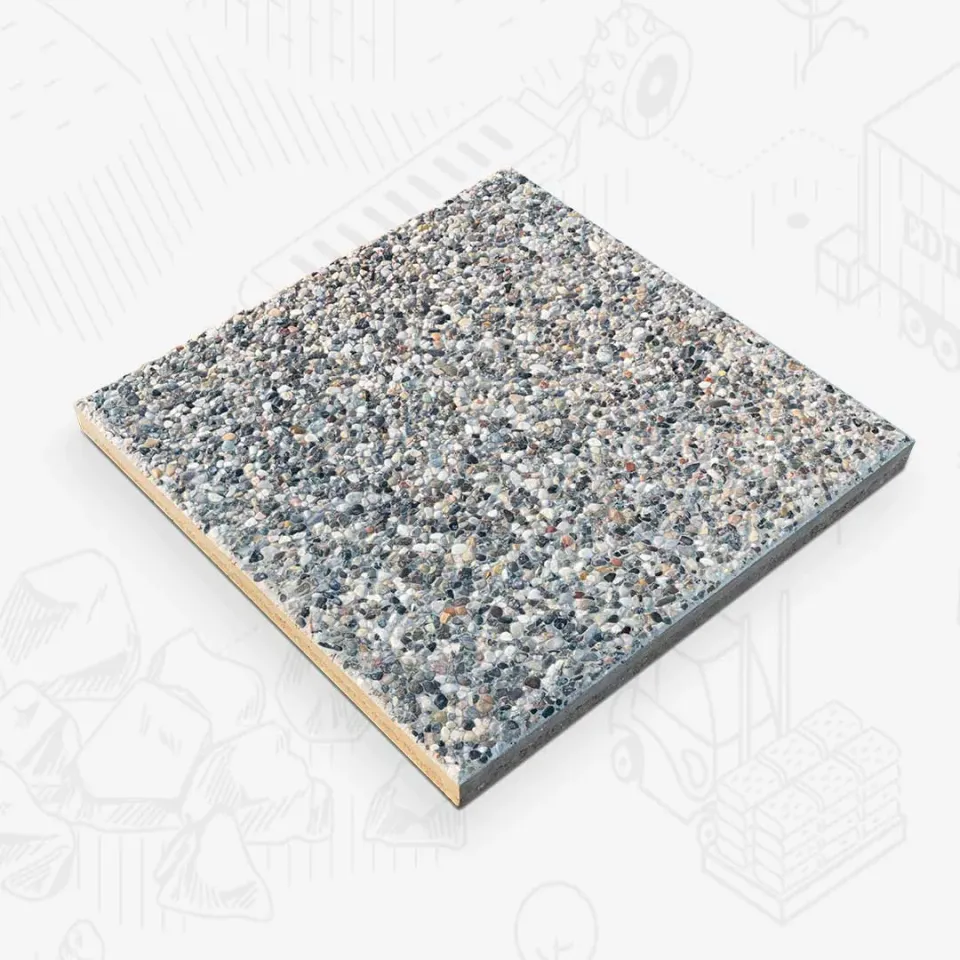 Edilbloc Piastre Ghiaino Lavato piastre cemento grigio