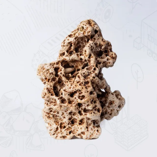 Edilbloc Travertino Bianco rocce decorative pietra naturale