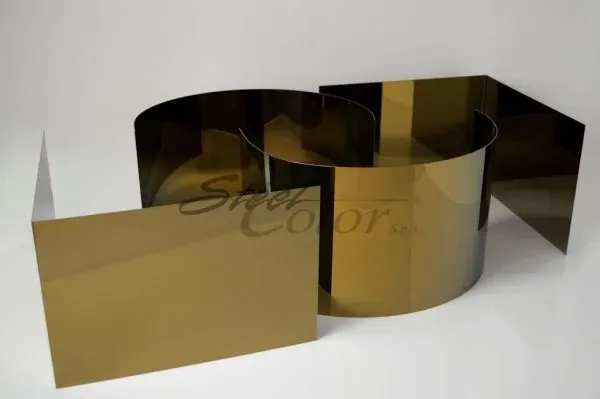 Steel Color INCO Oro Lucido lamiera inox oro lucido