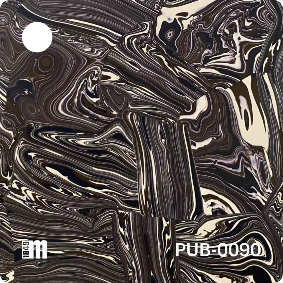 Mazzucchelli PUB-0090/15-34 placca marrone 0.2 mm