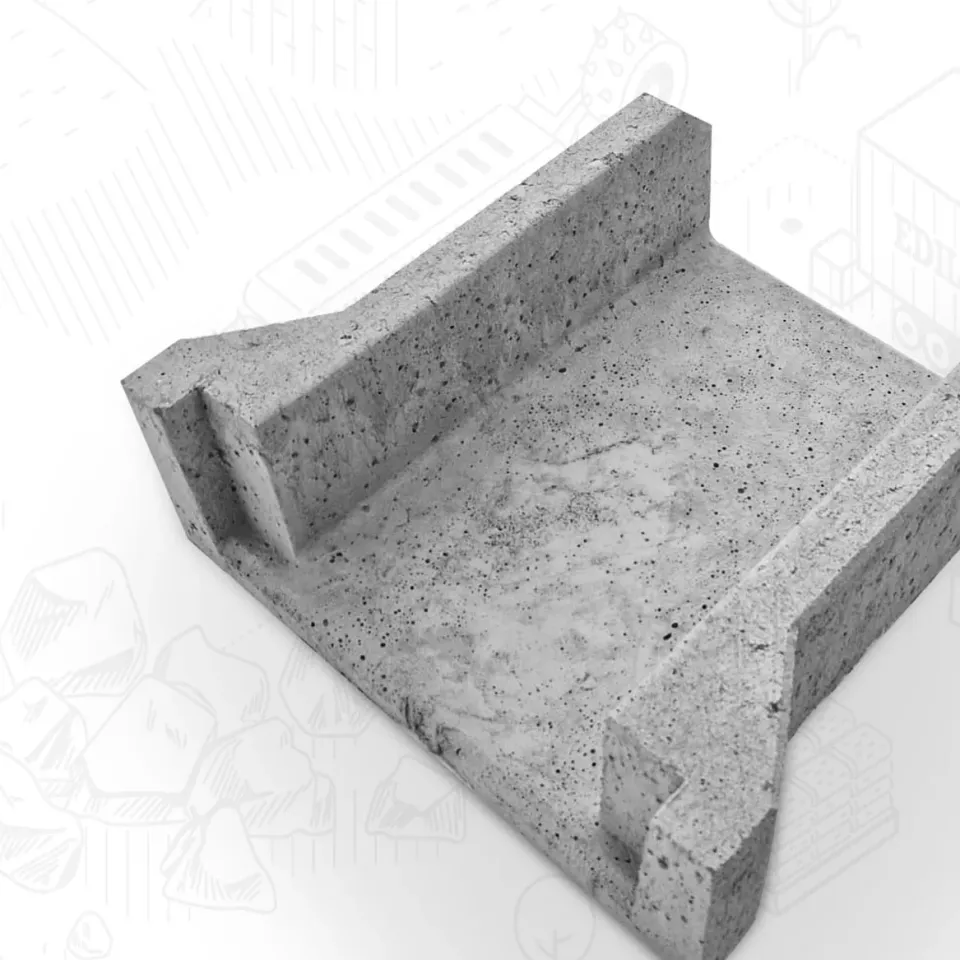 Edilbloc Embrice canaletta scolo cemento stradale