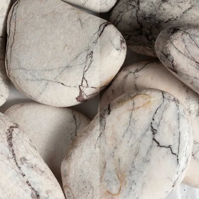 Edilbloc Ciottolo Lilac pietra naturale lilla decorativo