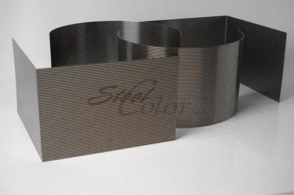 Steel Color Stripes Bronzo lamiera inox bronzo rigata