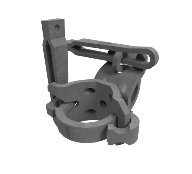 Thiel SW giunto ortogonale a cuneo 48,3 mm zincato
