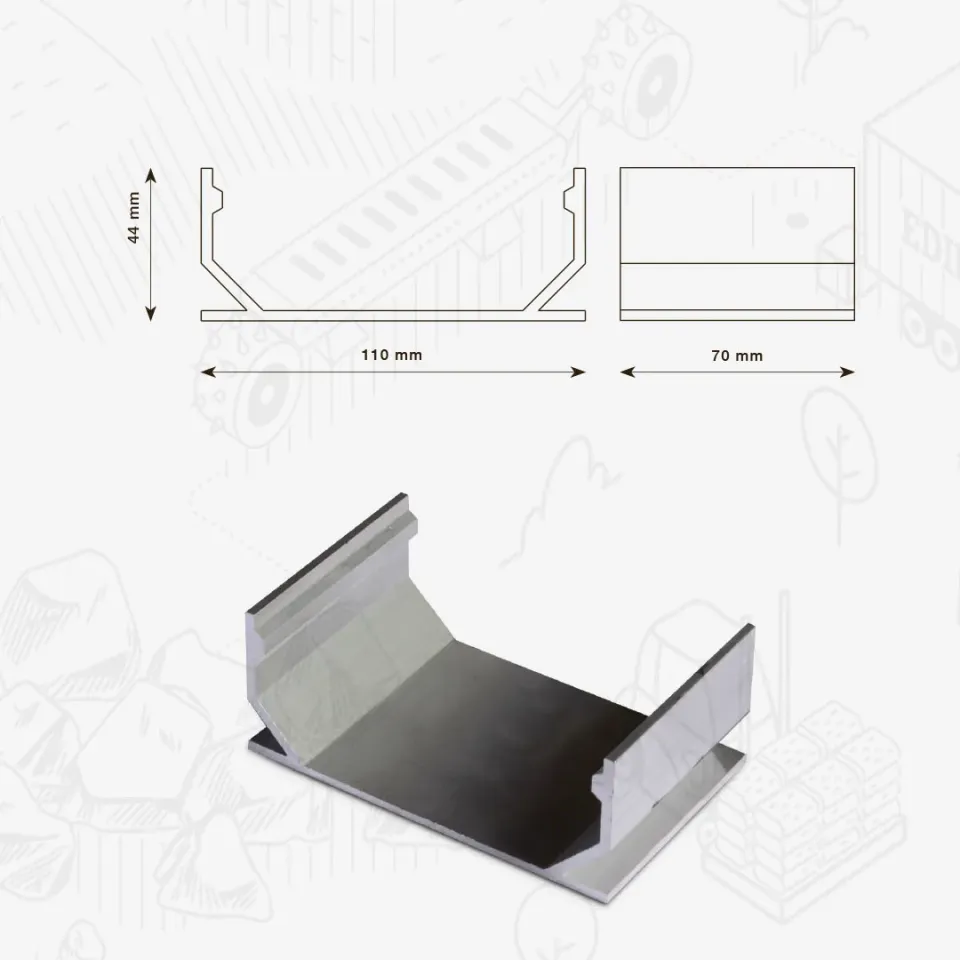 Edilbloc Top Line MINI connettore per canalina