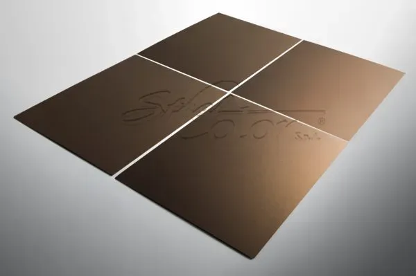 Steel Color TSteel Copper Gold Satinato lamiera inox rame