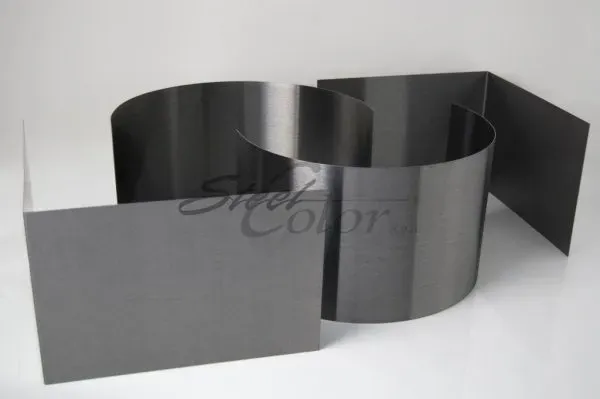 Steel Color Grigio Satinato lamiera inox satinata