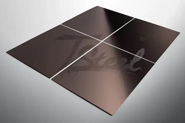Steel Color TSteel Bronzo Pallinato lamiera goffrata