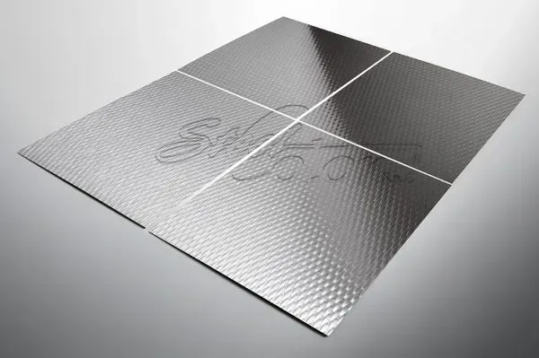 Steel Color 5WL Satinato lamiera inox rigidizzata satinata