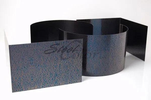 Steel Color SC 201 Blu lamiera inox blu incisa