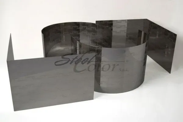 Steel Color SC 113 lamiera inox incisa grigia