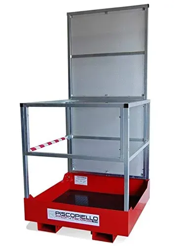 Piscopiello Ponteggi Mono cesta porta persone muletto
