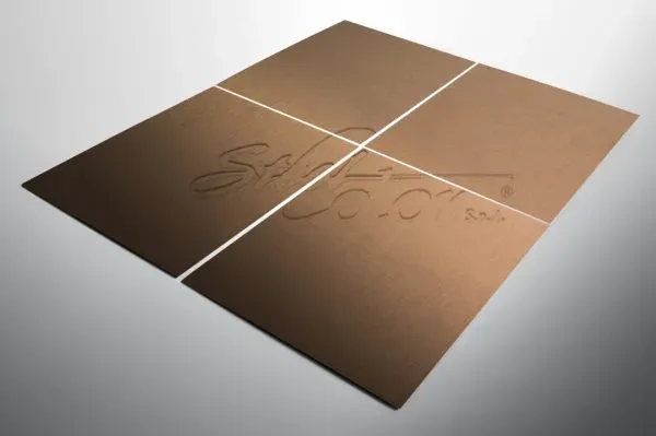 Steel Color TSteel Copper Gold lamiera inox rame satinata