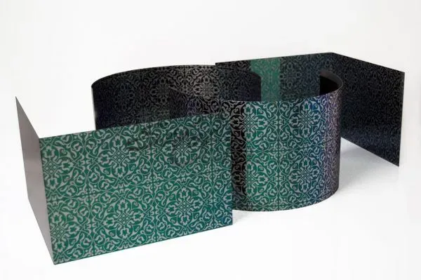 Steel Color SC 211 Verde lamiera inox incisa verde