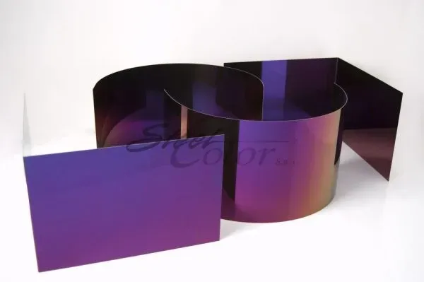 Steel Color Viola Lucido lamiera colorata viola