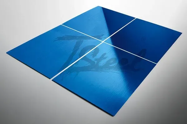 Steel Color TSteel Blu HL lamiera inox spazzolata