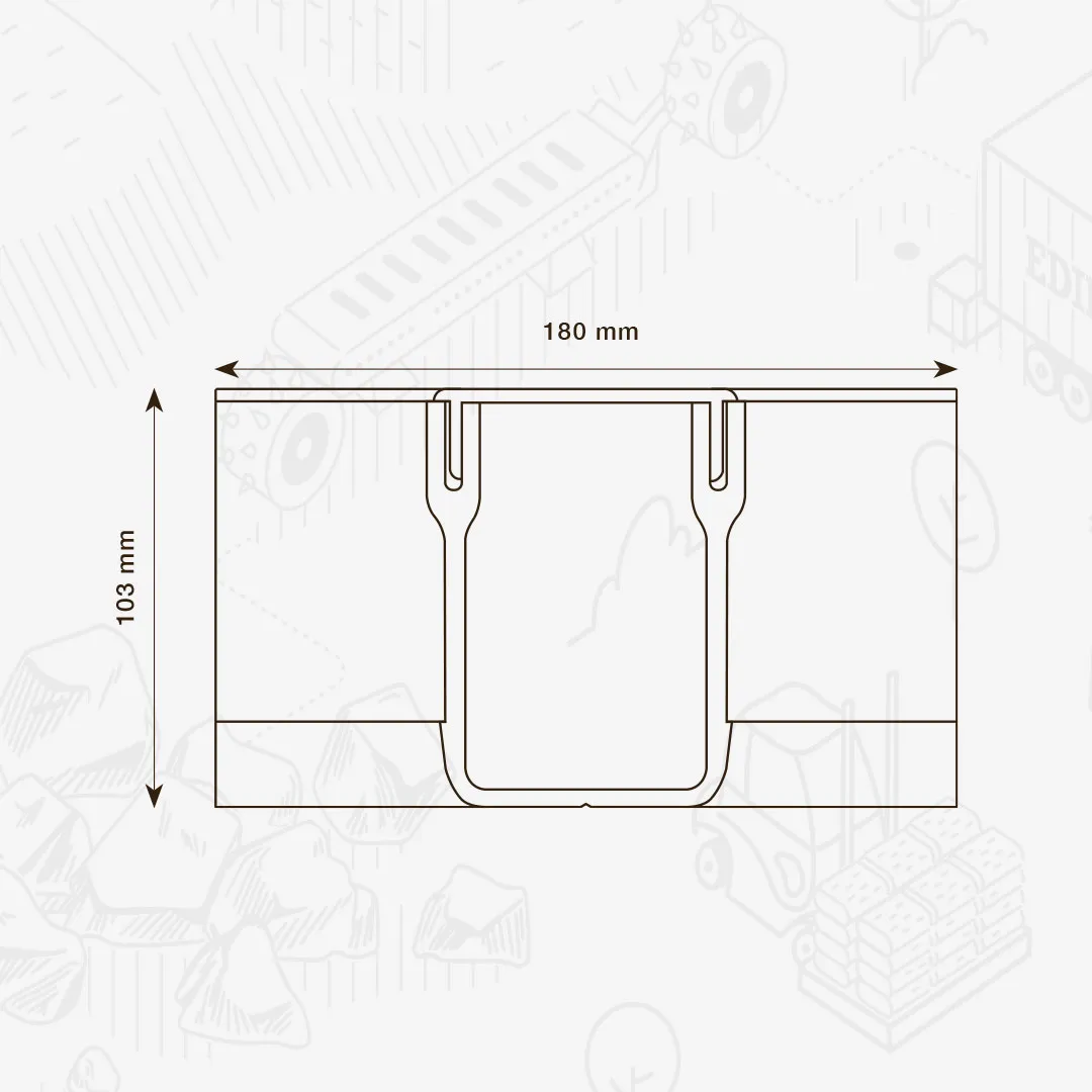 Edilbloc T S.D. canalina design moderna
