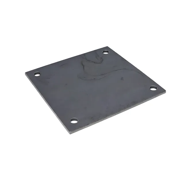 Variax Piastra forata 150x150mm ferro grezzo 4 fori