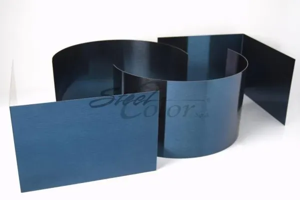 Steel Color INCO Lamiera Blu Satinato Freddo