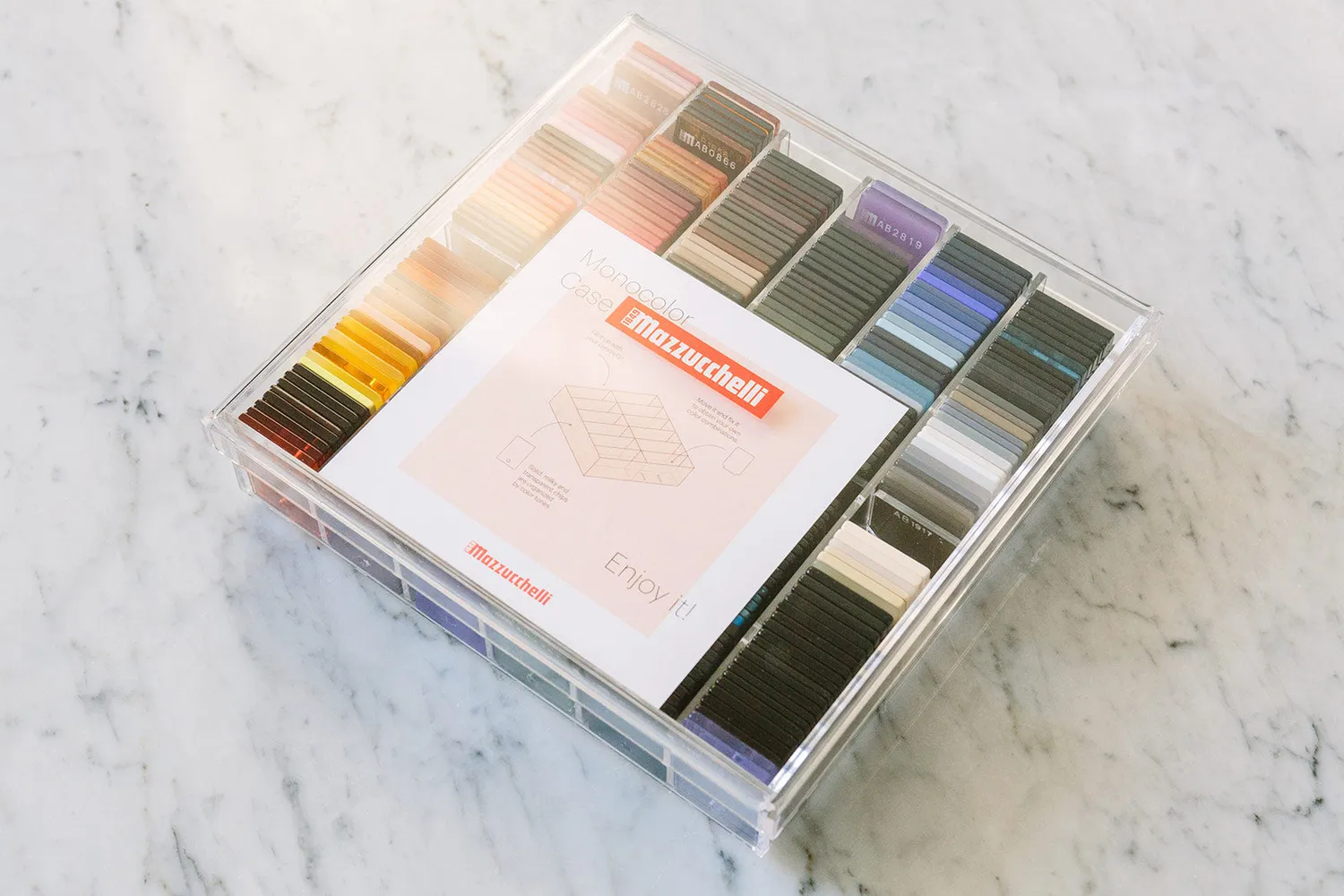 Mazzucchelli 1849 Monocolor Case campionari acetato 300 colori