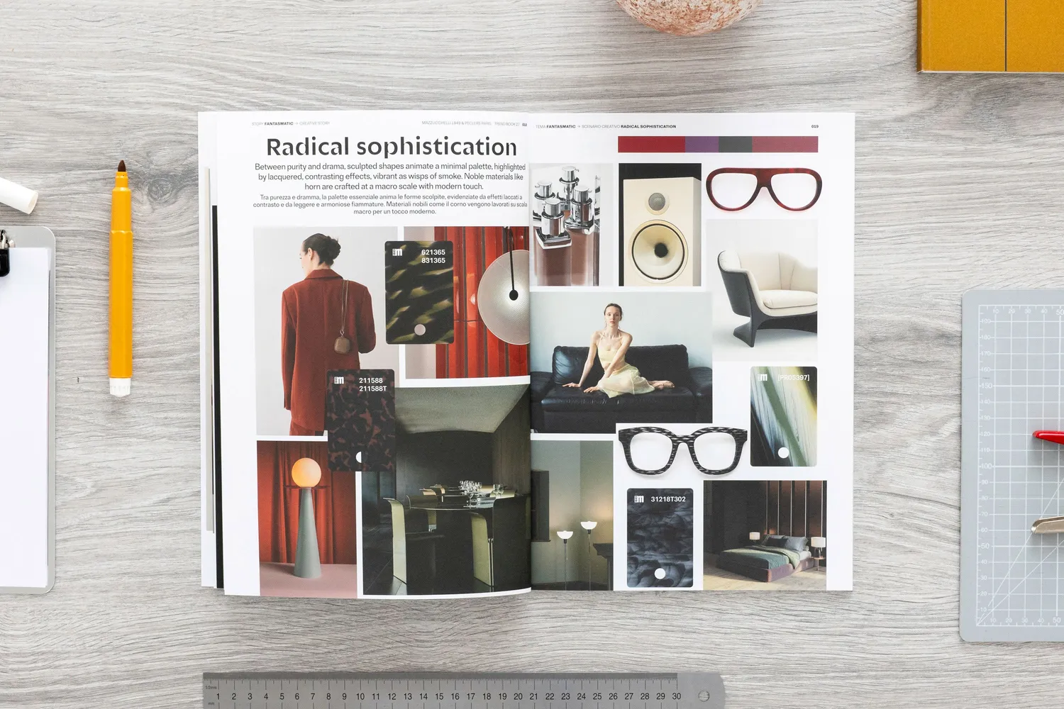 Mazzucchelli 1849 Trendbook Eyewear Trends 27 libro stampato
