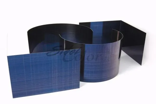 Steel Color INCO Blu Satinato lamiera inox satinata