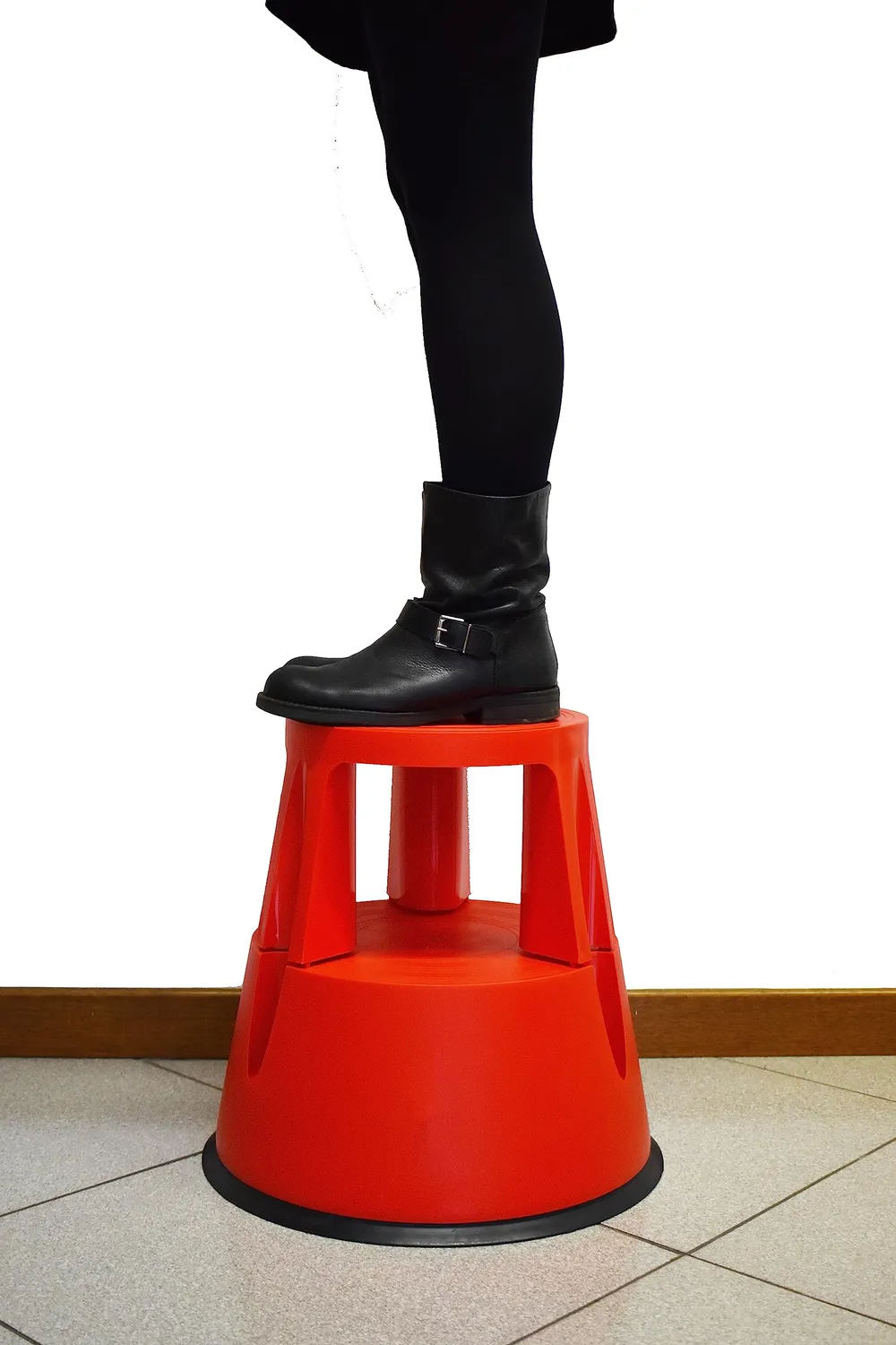 Gierre Rollingstep sgabello tondo con rotelle