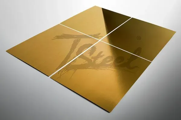 Steel Color TSteel Oro HL lamiera oro