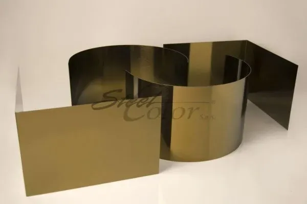 Steel Color INCO Oro Satinato lamiera oro satinato