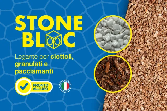 Edilbloc Stonebloc legante ecologico per ghiaia