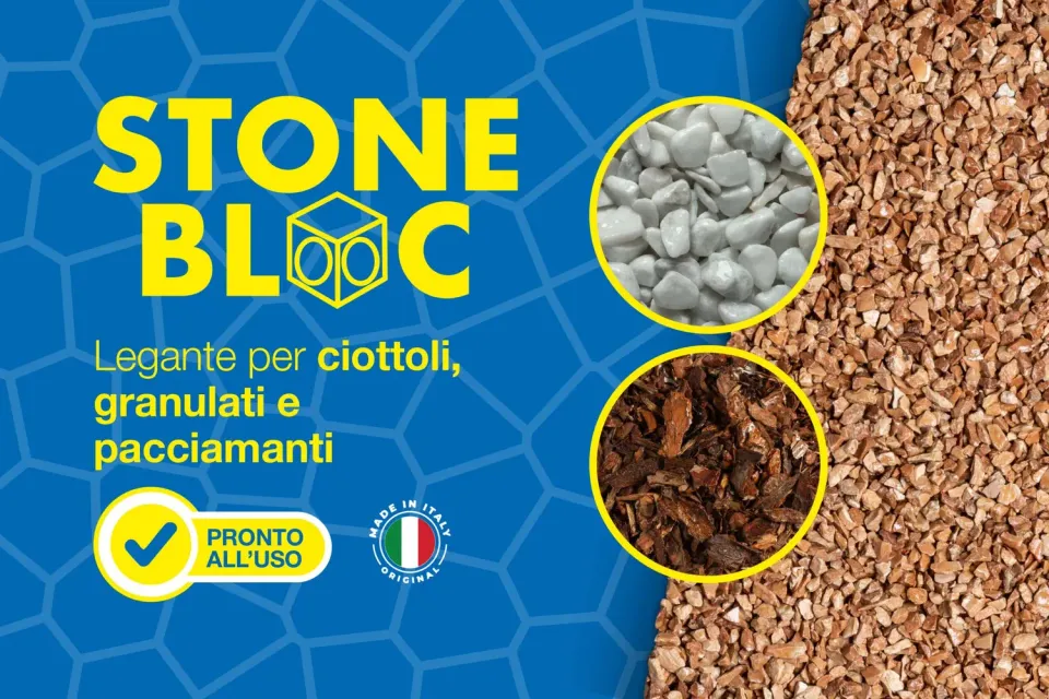 Edilbloc Stonebloc legante ecologico per ghiaia
