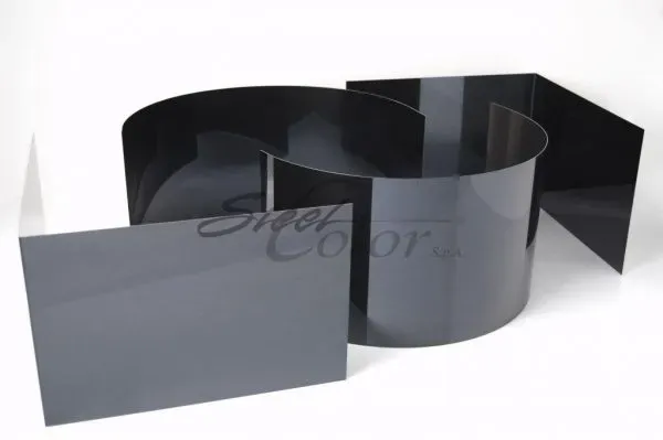 Steel Color INCO Nero Lucido lamiera inox nera