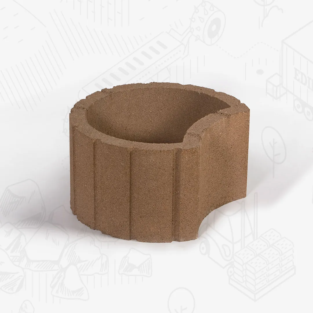 Edilbloc Blocco Fioriera vaso cemento da esterno