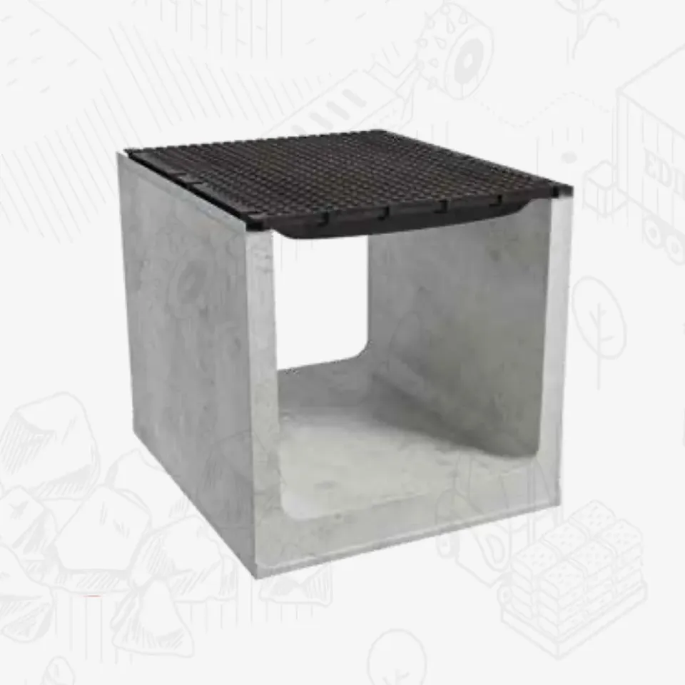 Edilbloc Giga 700 canale in cls griglia ghisa