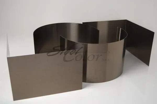 Steel Color INCO Bronzo SB lamiera inox bronzo satinata