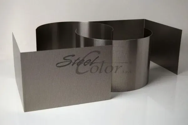 Steel Color INCO Dots lamiera bronzo bugnata