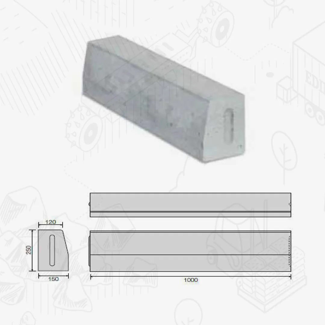 Edilbloc Cordolo Lineare in getto cemento