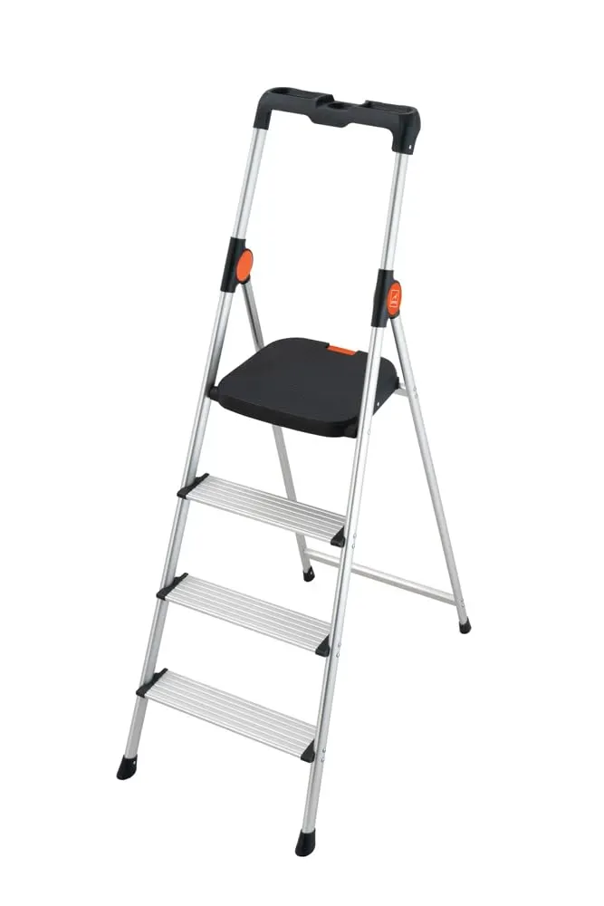 Gierre Dekorstep sgabello 4 gradini alluminio