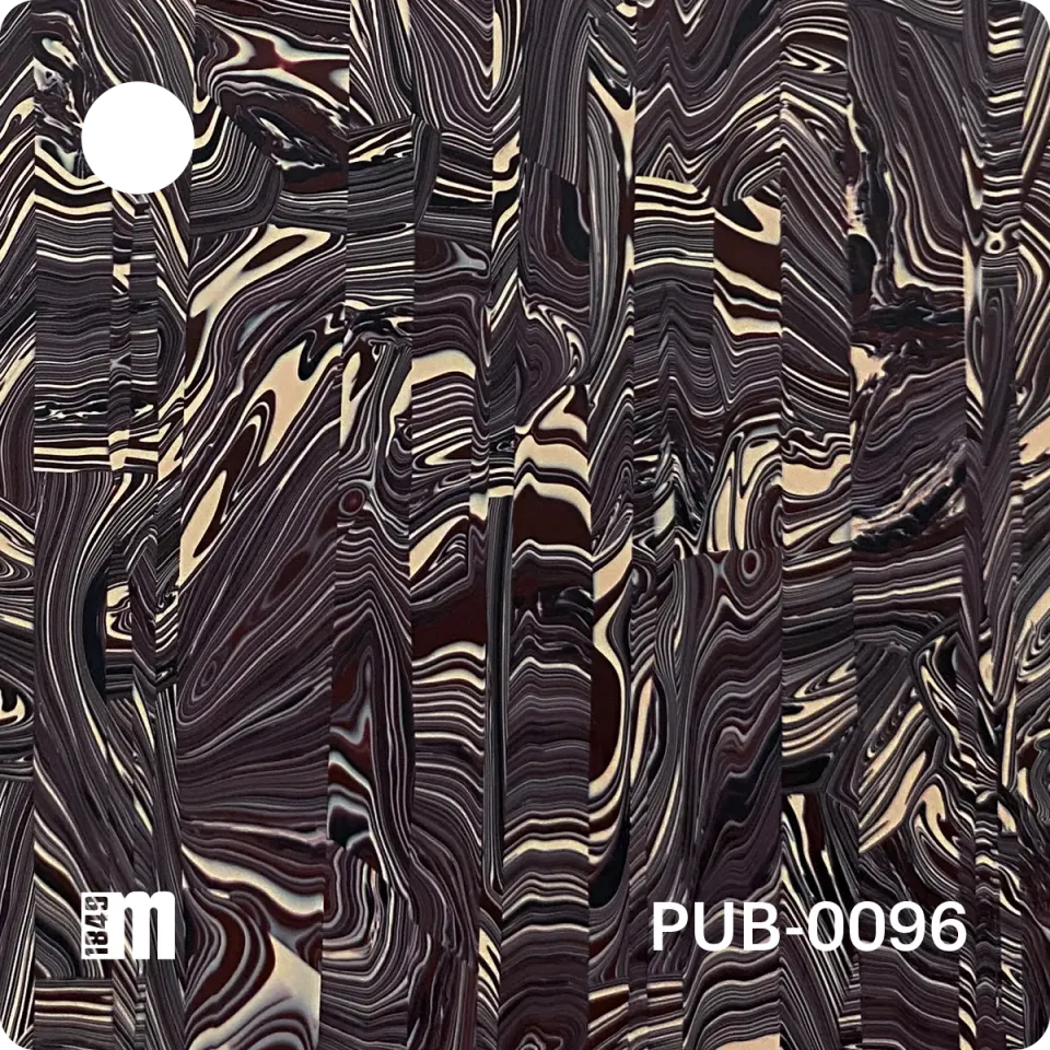 Mazzucchelli 1849 PUB-0096/15-34 placca marrone 0,2 mm