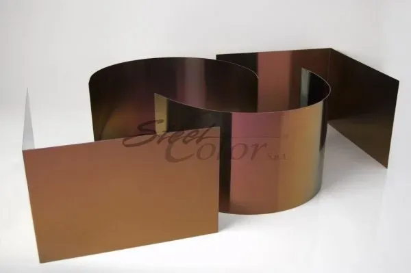 Steel Color INCO Rosso SB lamiera inox rossa