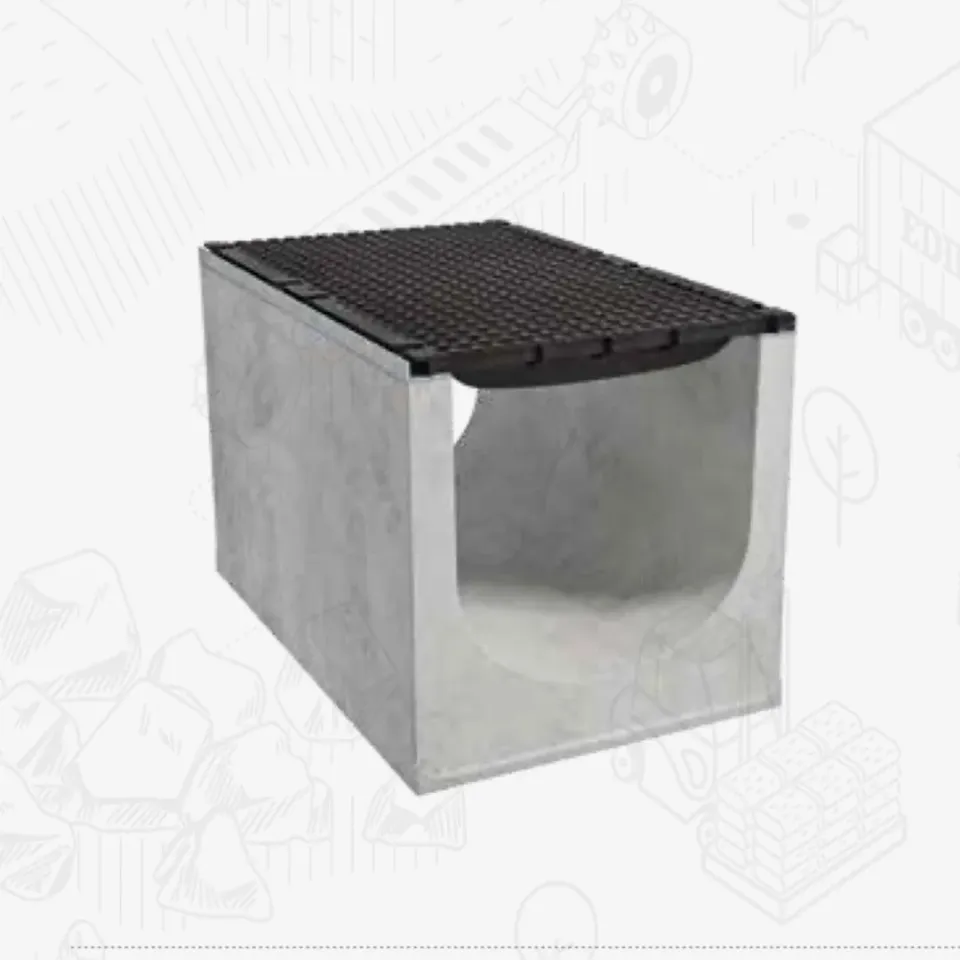 Edilbloc Giga 500 canale in cls grande portata con ghisa