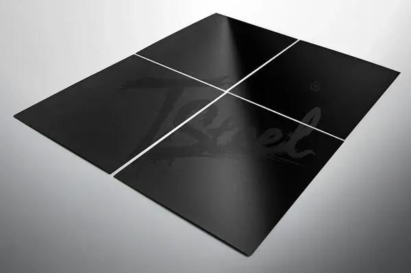 Steel Color TSteel Nero Pallinato lamiera inox nera